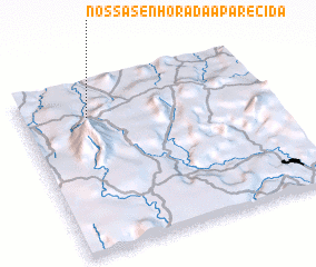 3d view of Nossa Senhora da Aparecida