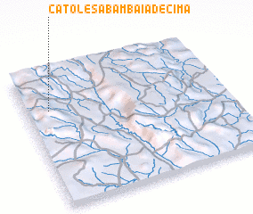 3d view of Catolé Sabambaia de Cima