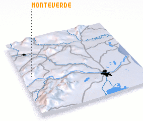 3d view of Monte Verde