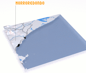 3d view of Morro Redondo