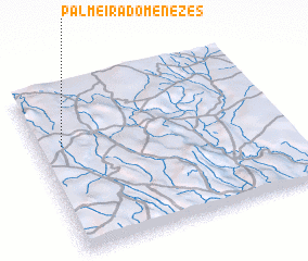 3d view of Palmeira do Menezes