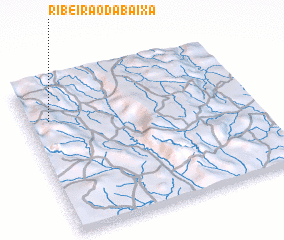 3d view of Ribeirão da Baixa