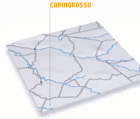 3d view of Capim Grosso