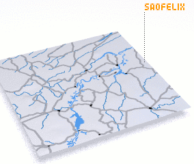 3d view of São Félix