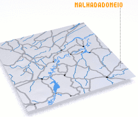 3d view of Malhada do Meio