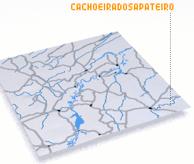 3d view of Cachoeira do Sapateiro