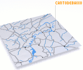 3d view of Canto de Baixo