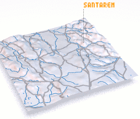 3d view of Santarém