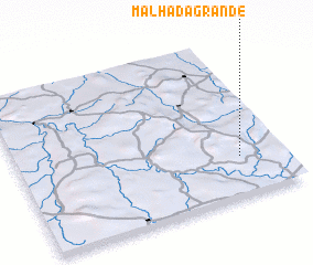 3d view of Malhada Grande