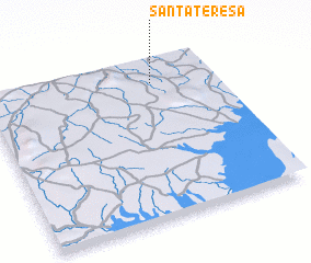 3d view of Santa Teresa