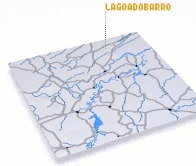 3d view of Lagoa do Barro