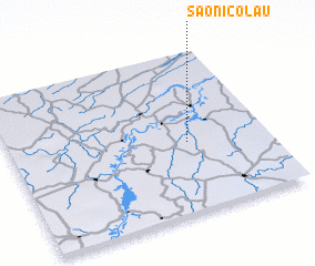 3d view of São Nicolau