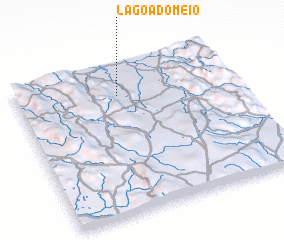 3d view of Lagoa do Meio