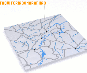 3d view of Santa Quitéria do Maranhão