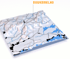 3d view of Rio Vermelho