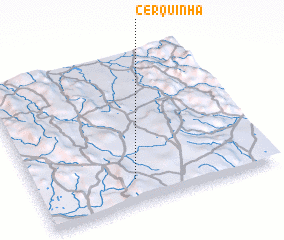 3d view of Cerquinha
