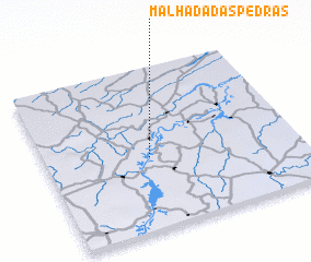 3d view of Malhada das Pedras