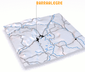 3d view of Barra Alegre