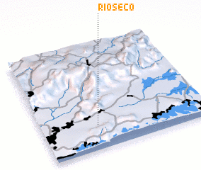 3d view of Rio Sêco