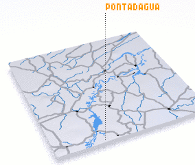 3d view of Ponta-dʼÁgua