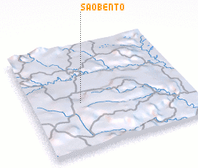 3d view of São Bento