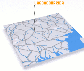 3d view of Lagoa Comprida