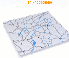 3d view of Baixão do Cedro