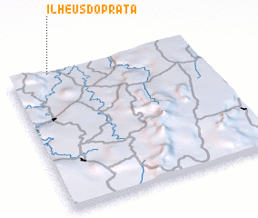 3d view of Ilhéus do Prata