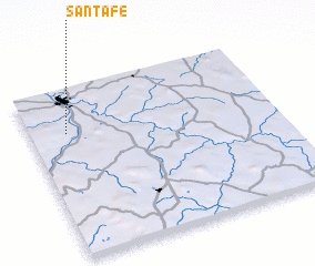 3d view of Santa Fé