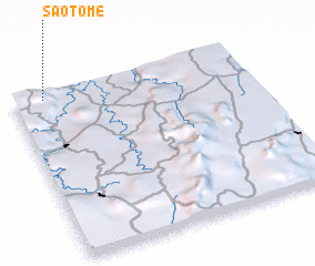 3d view of São Tomé