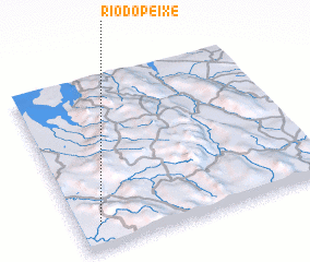 3d view of Rio do Peixe