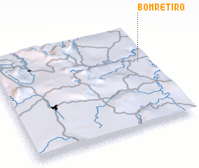 3d view of Bom Retiro