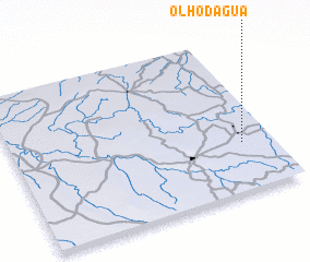 3d view of Olho-dʼÁgua