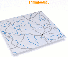 3d view of Barra do Jacu