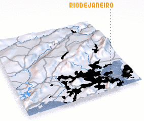 3d view of Rio de Janeiro