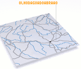 3d view of Olho-dʼÁgua do Abraão