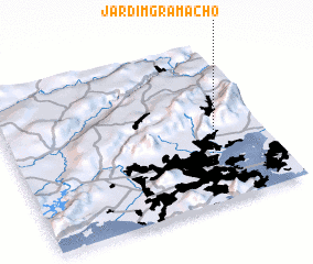 3d view of Jardim Gramacho