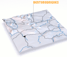3d view of Bento Rodrigues