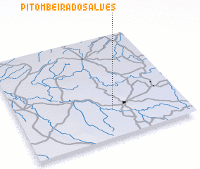 3d view of Pitombeira dos Alves