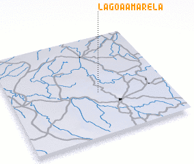 3d view of Lagoa Amarela