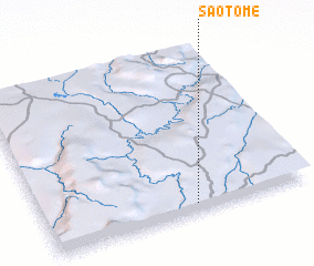 3d view of São Tomé