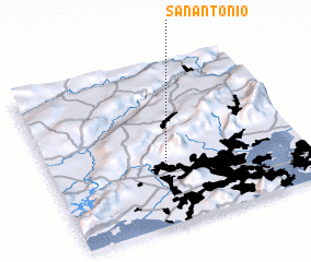 3d view of San Antônio