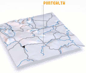 3d view of Ponte Alta