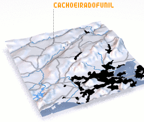 3d view of Cachoeira do Funil