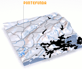 3d view of Ponte Funda