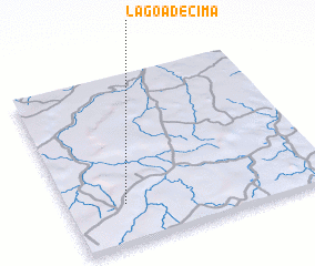 3d view of Lagoa de Cima