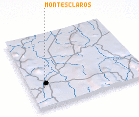 3d view of Montes Claros