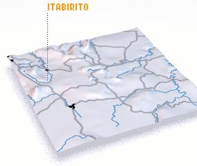 3d view of Itabirito