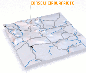 3d view of Conselheiro Lafaiete