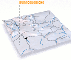 3d view of Buraco do Bicho